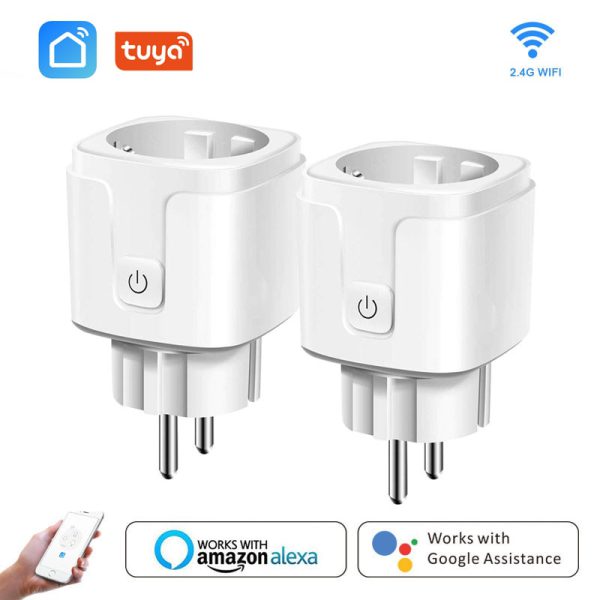 Smart WiFi Plug Adaptor 16A Remote Voice Control Power Monitor Socket Outlet Timing Function Work With Alexa Google Home Tuya - Image 2