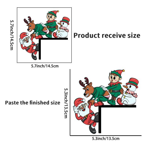 Fashionable Santa Claus switch stickers for home room socket decoration wall stickers - Image 8