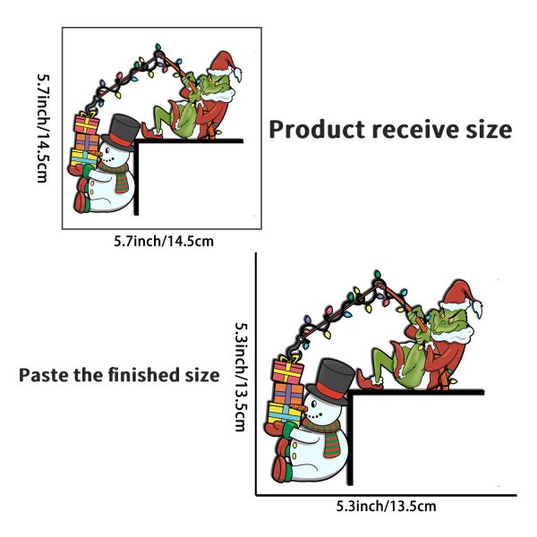 Fashionable Santa Claus switch stickers for home room socket decoration wall stickers - Image 7