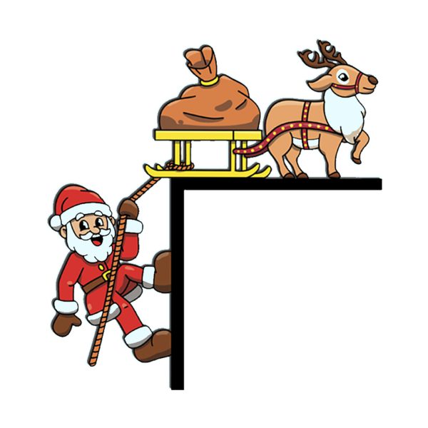 Christmas Santa Claus Elk Switch Stickers Decoration Beautify Socket Wall Stickers - Image 5