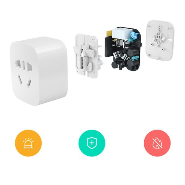 100% Original Xiaomi Smart Socket Plug Bacic WiFi Wireless Remote Socket Adaptor Power On And Off With Phone - Image 3