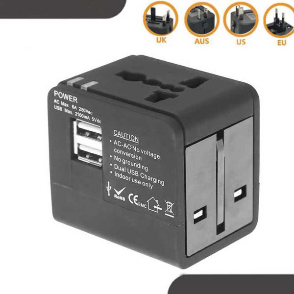 Universal Travel Adapter Power Adapter Electric Plugs Sockets Adapter Converter USB Travel Socket Plug Power Charger Converter - Image 4